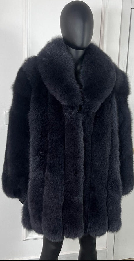 Fox Fur Coat Natural Winter Jackets Men's