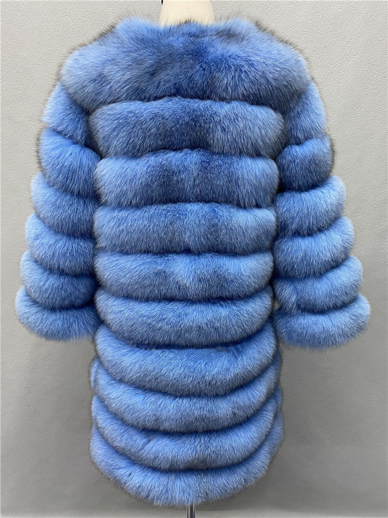 New Arrival* Real Natural Fox Fur Winter Coat Women