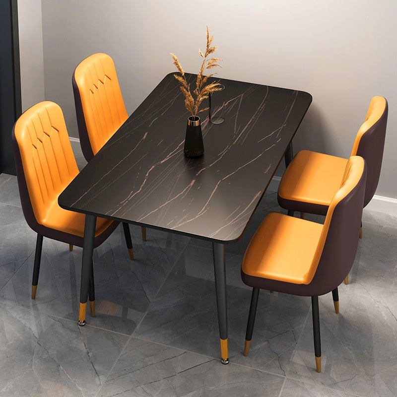 Luxury Waterproof Dining Table Sets