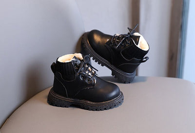 Kids Winter Lace-Up Boots