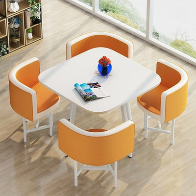 Round Dining Table Set 4 Chairs