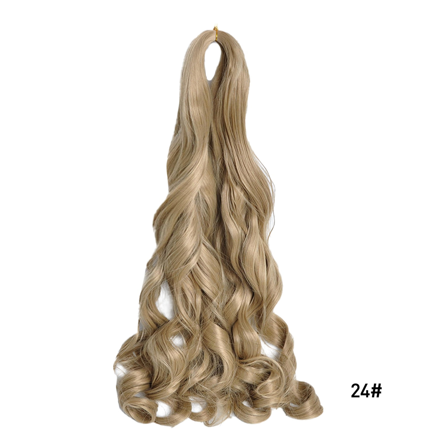 French Curls Braiding Hair Spiral Curly Crochet Braids