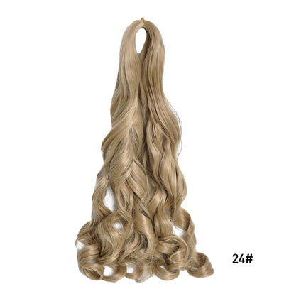 French Curls Braiding Hair Spiral Curly Crochet Braids F20