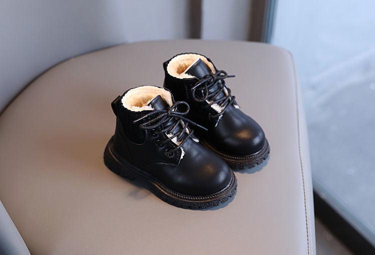 Kids Winter Lace-Up Boots