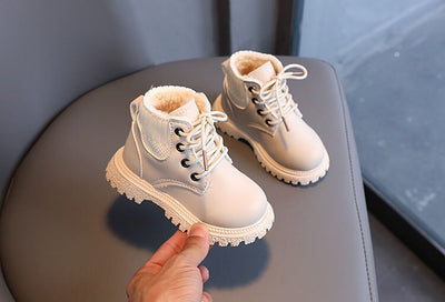 Kids Winter Lace-Up Boots