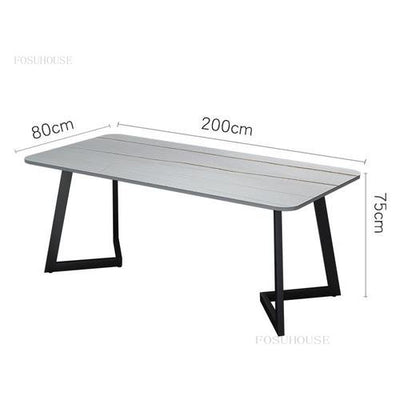 Nordic Italian Slate Dining Tables