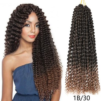 Passion Twist Crochet Hair Braid Extensions 14, 18, 24Inch