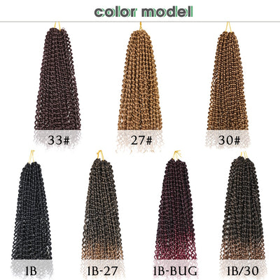 Passion Twist Crochet Hair Braid Extensions 14, 18, 24Inch