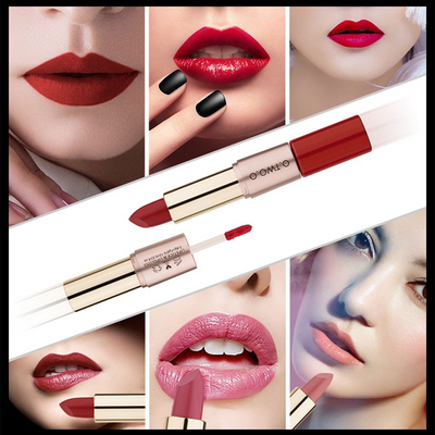 Two-in-one Long-lasting Moisturizing Lipstick and Lip Gloss - GiGezz
