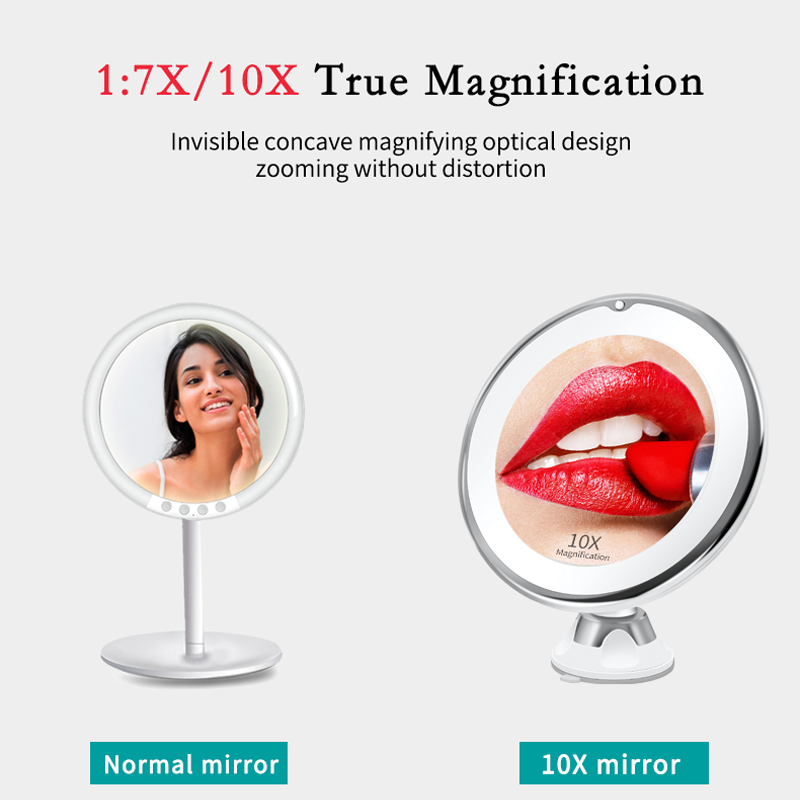 Adjustable Lighted LED Makeup Mirror - GiGezz
