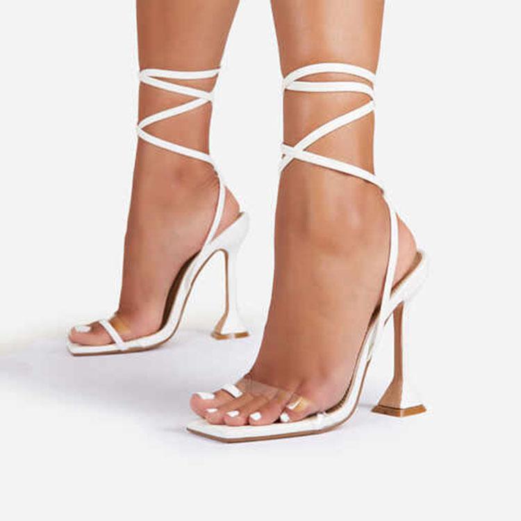 New High Heels Sandals Clip Toes