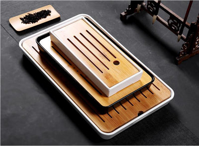 Solid Bamboo Tea Tray