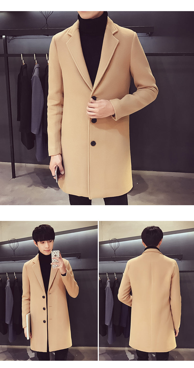 Autumn and Winter Long Cotton Coat