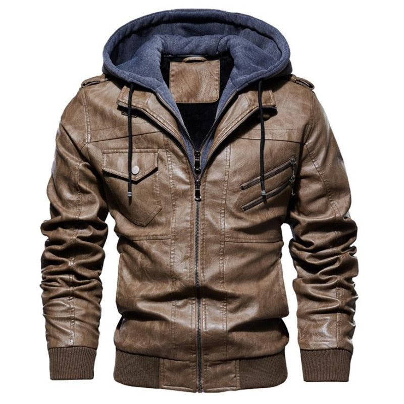 Men's Leather Jacket N501