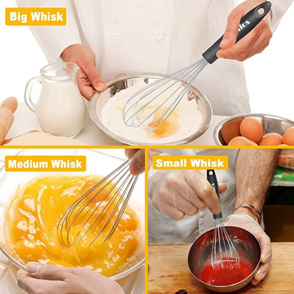 Stainless Steel Wire Whisk Manual Egg Beater