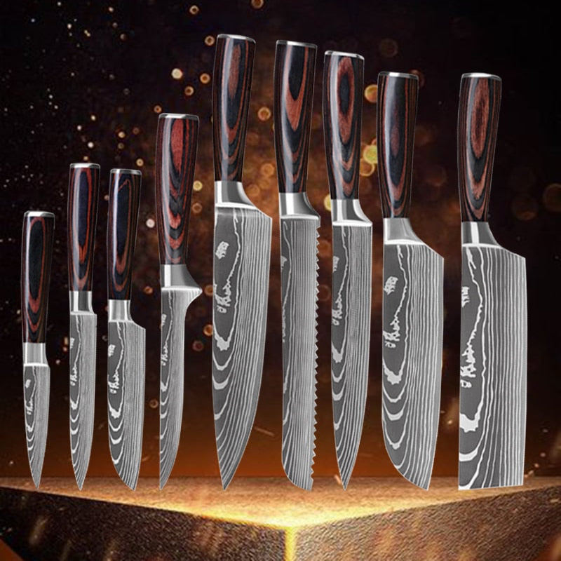 Stainless Steel Chef Knives Set