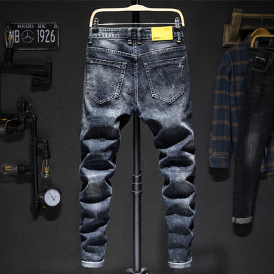 Casual Retro Ripped Men's Jeans