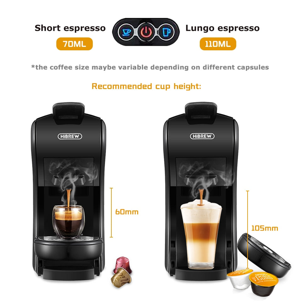 Multiple Capsule Espresso Coffee Maker