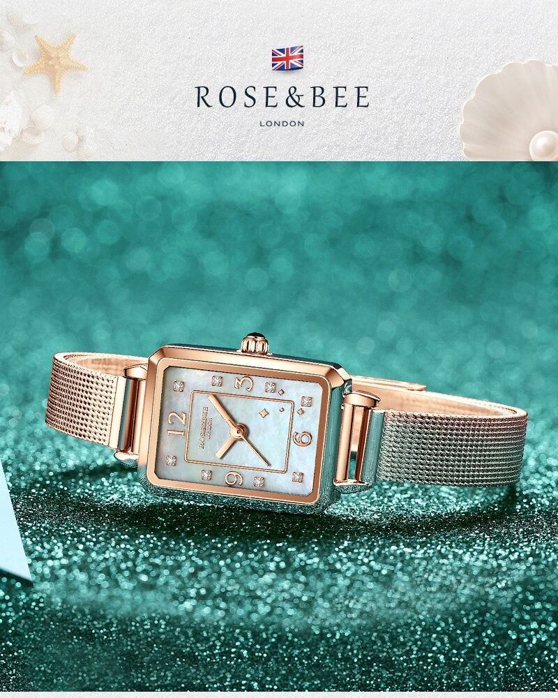 Retro White Shell Diamonds Ladies Watch