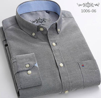 100% Oxford Cotton Shirt Plus Sizes