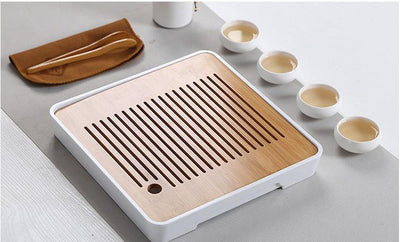 Solid Bamboo Tea Tray