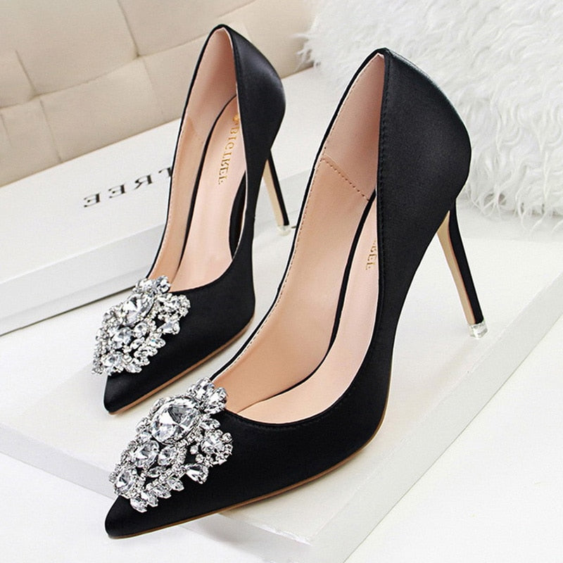 Sexy Rhinestone High Heels