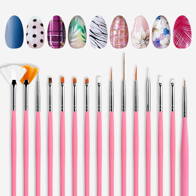 Designer Nail Brushes Set for Manicure