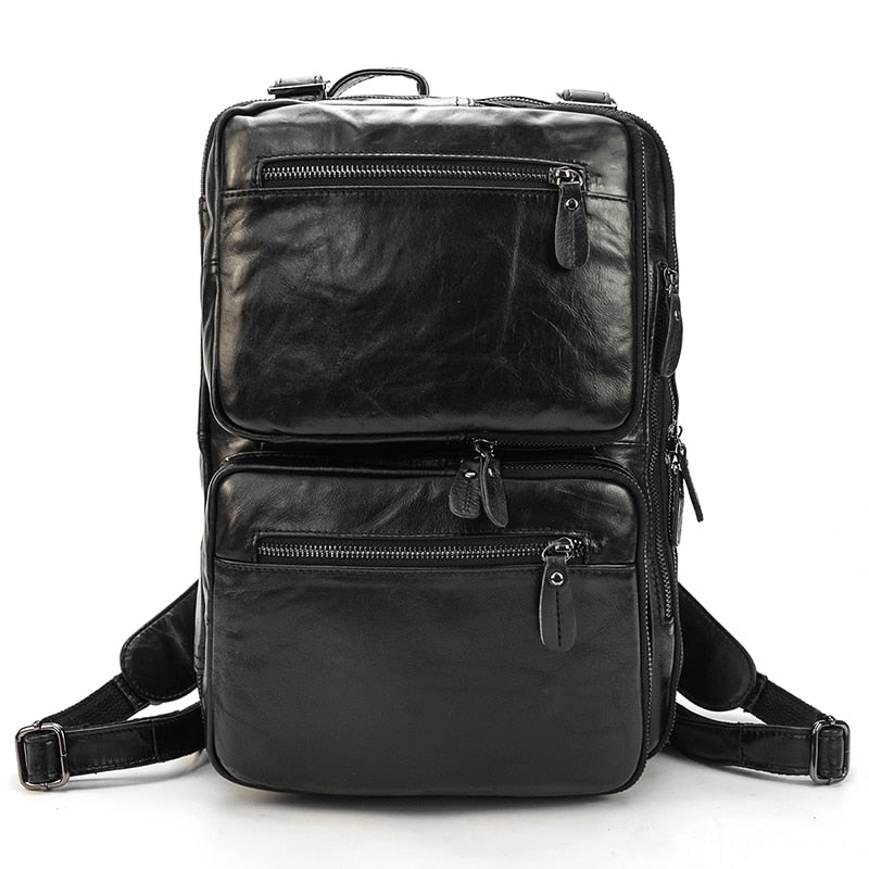 Genuine Leather Laptop Backpack