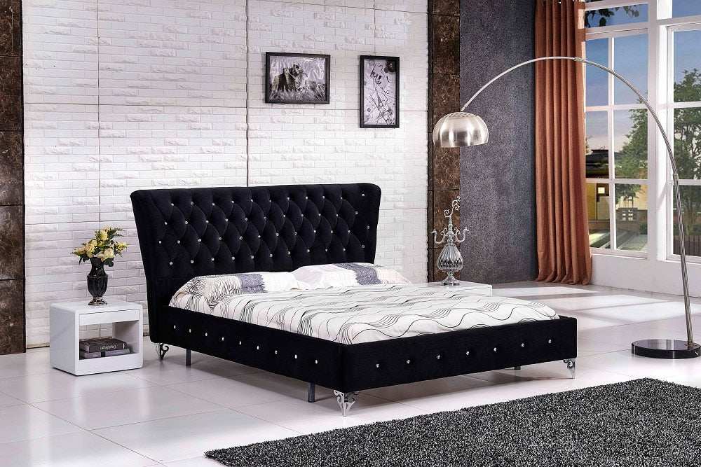 New High Back Queens & Kings Leather Beds