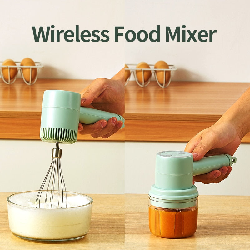 Wireless 3 Speed Mixer & Food Blender