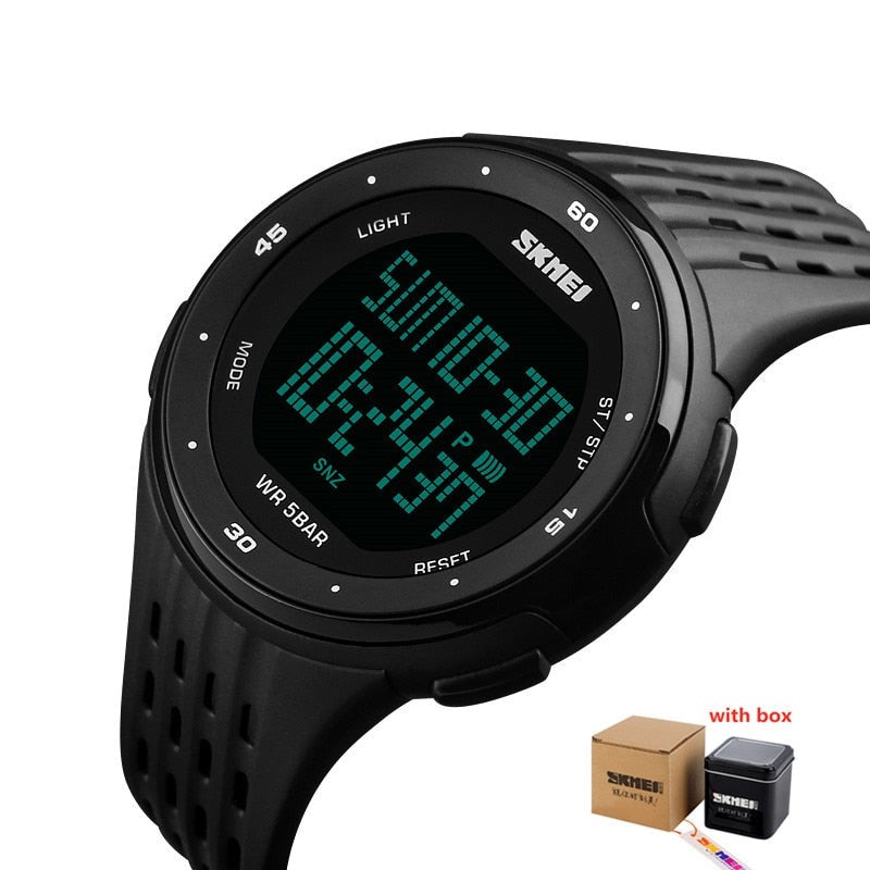 Men's Digital Watch LED Display