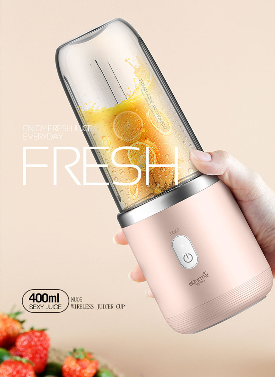 Portable Blender 400ml Electric Juicer