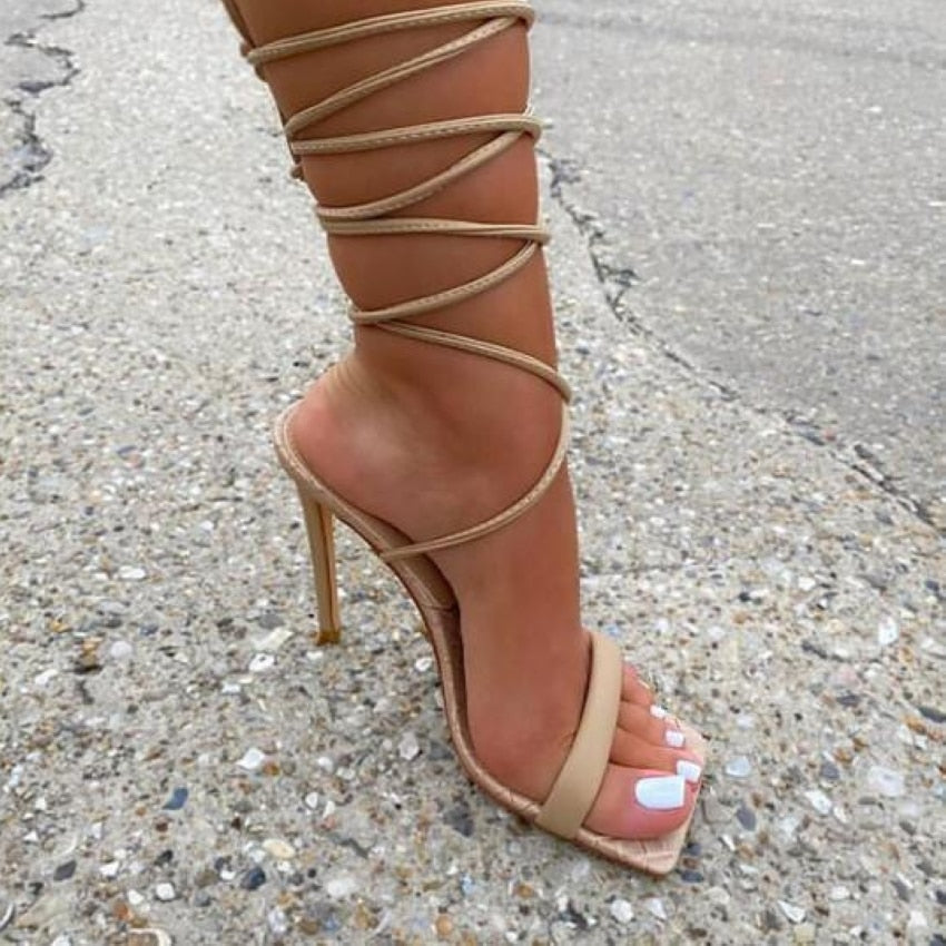 New Ankle Strap High Heel Shoes