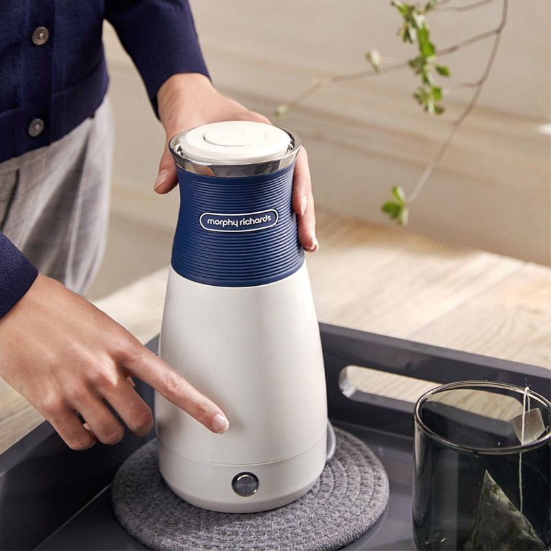 Portable Electric Kettle 400ml Stainless Steel Mini Travel Mate