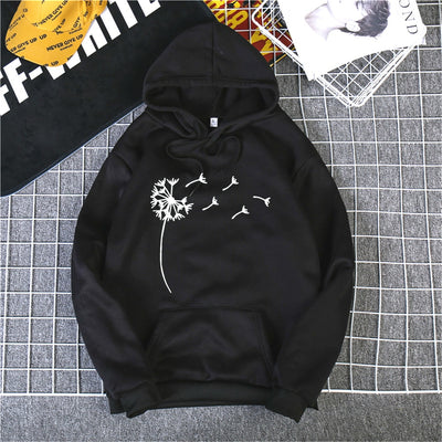 O Neck Heart Hoodies Sweatshirt