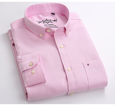 100% Oxford Cotton Shirt Plus Sizes