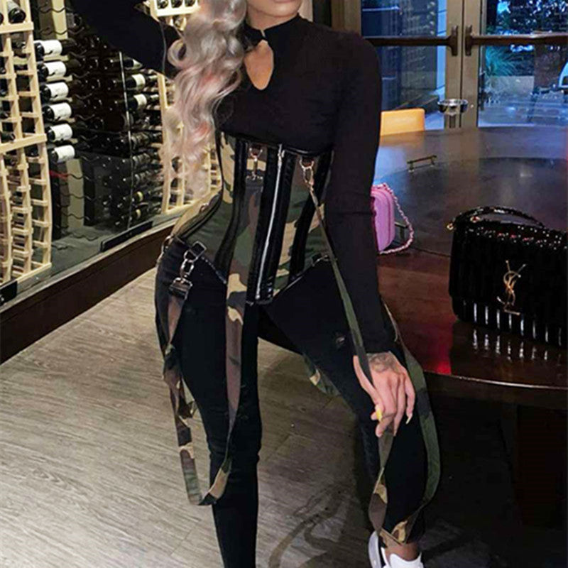 Sexy Long sleeve Bodycon Two Piece Set