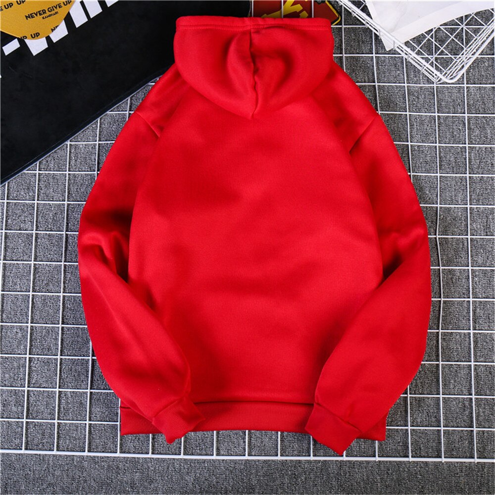 O Neck Heart Hoodies Sweatshirt