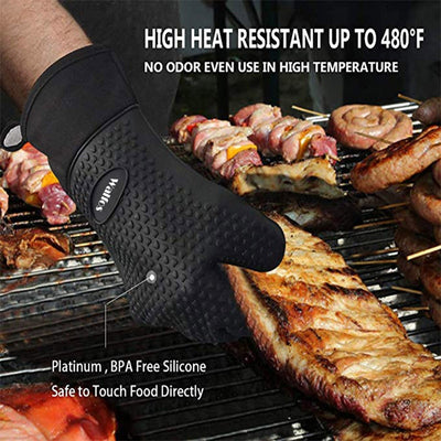Silicone Kitchen Gloves Heat Resistant