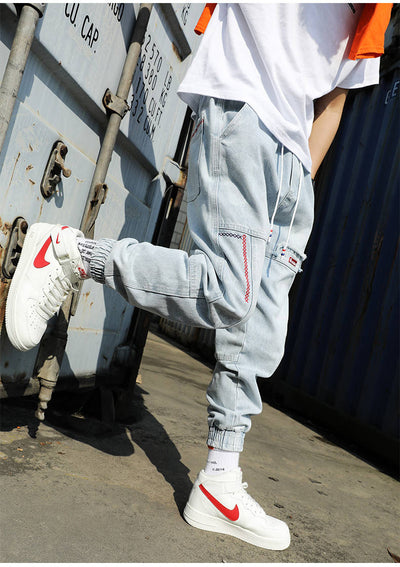 New Streetwear Hip Hop Cargo Jeans