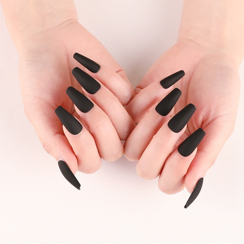 24pcs Long Sensual False Nails