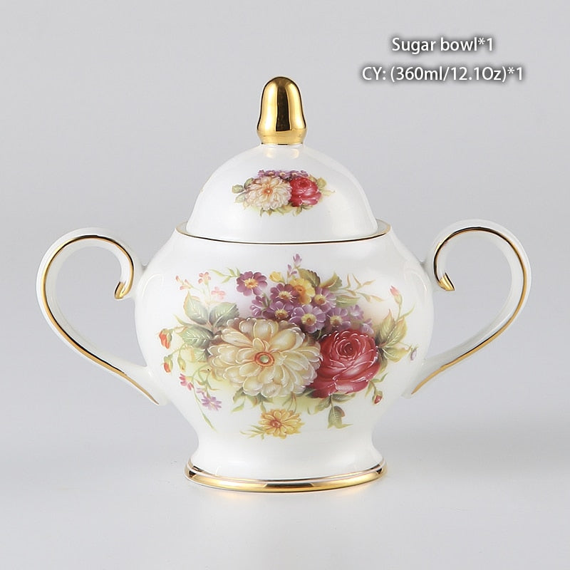 European Rose Tea Pot Set