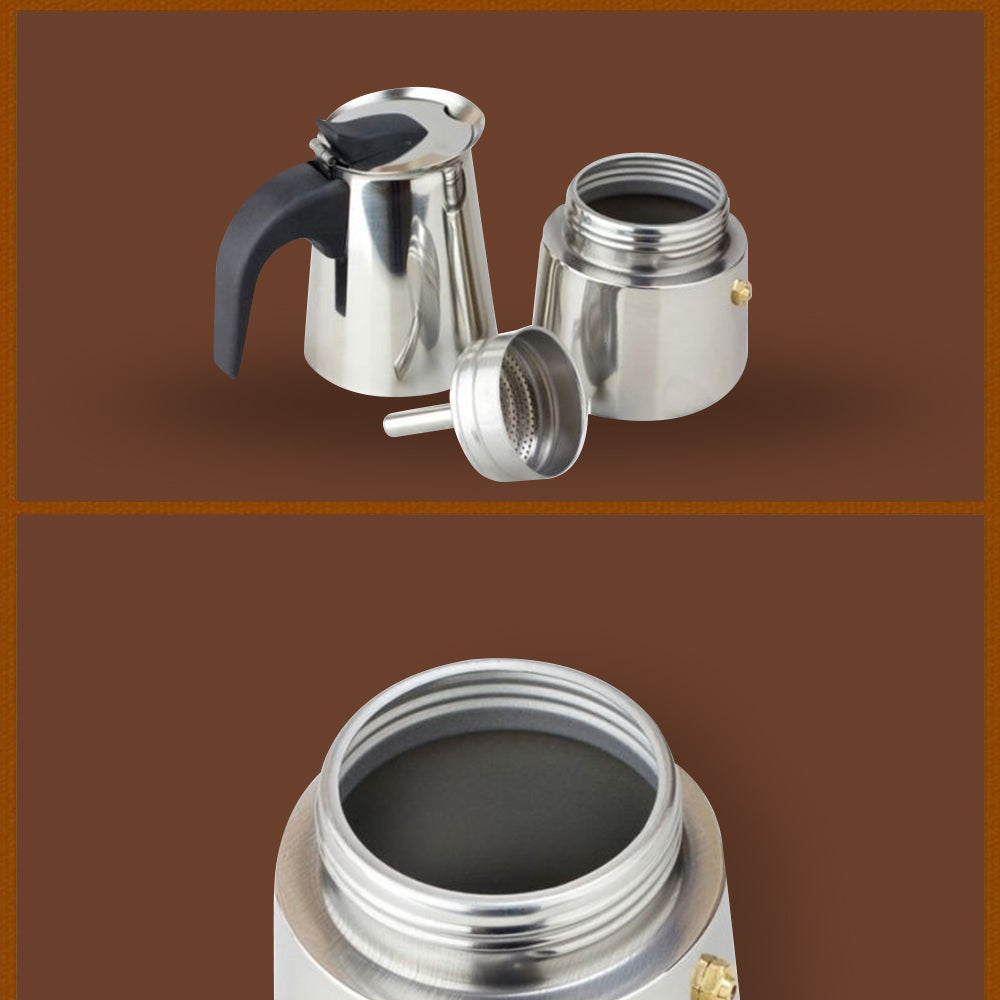 Mocha Coffee Pot Stainless Steel Espresso