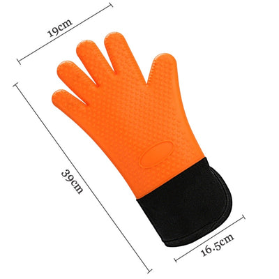 Long Thick Silicone Gloves Heat-resistant