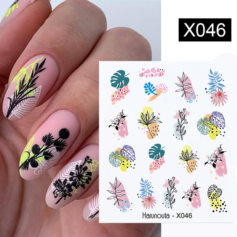 3D Gold Curve Stripe Line Nail Sticker