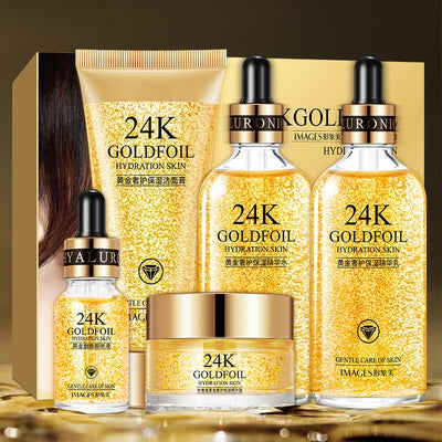 24K Gold Skin Care Set 5 PCS With Box