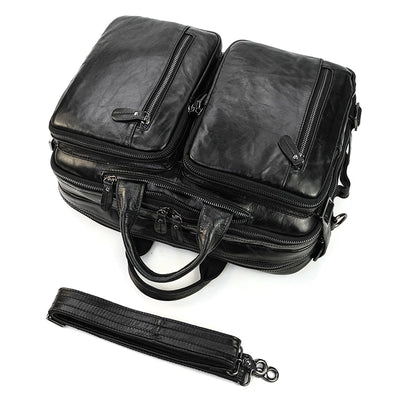 Genuine Leather Laptop Backpack