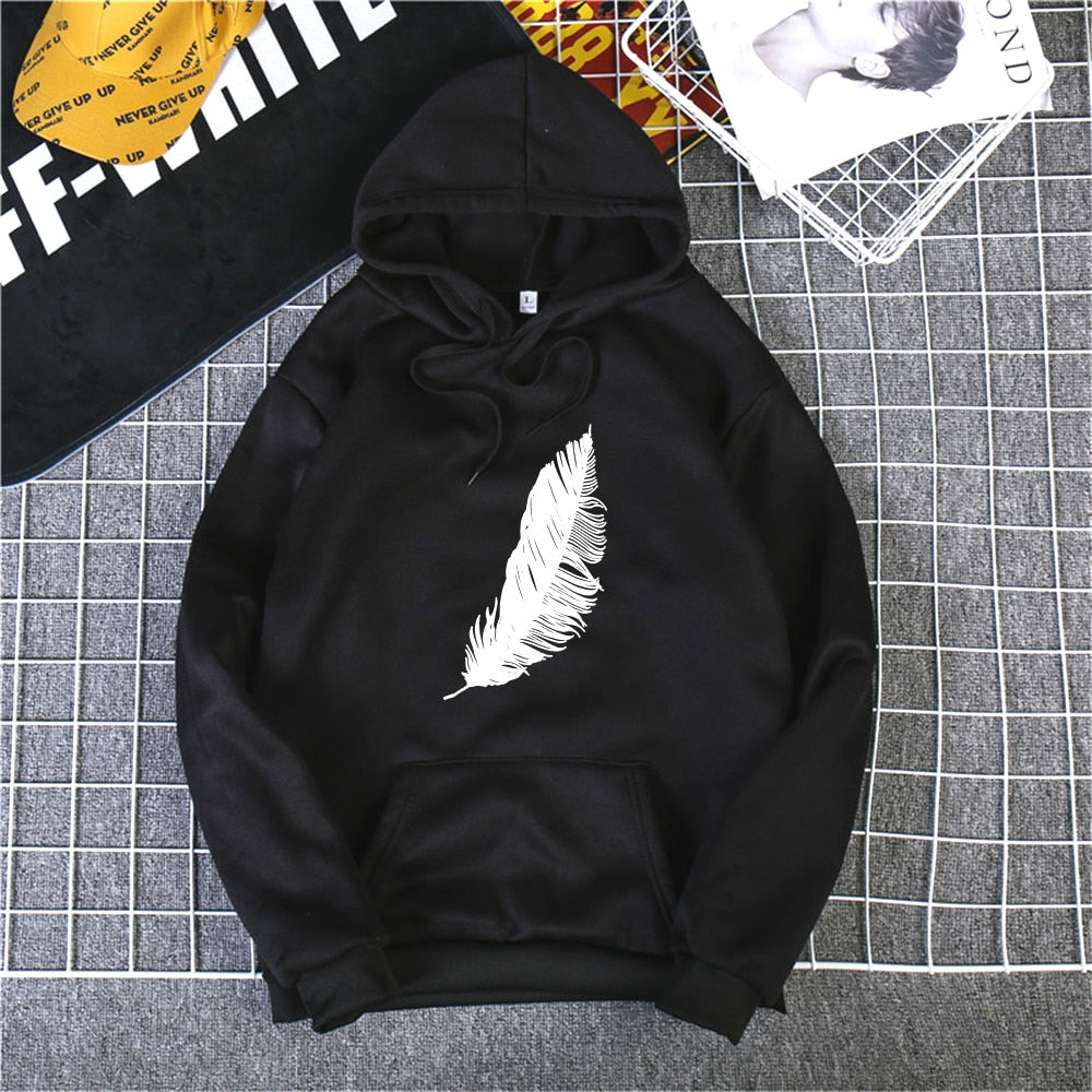 O Neck Heart Hoodies Sweatshirt