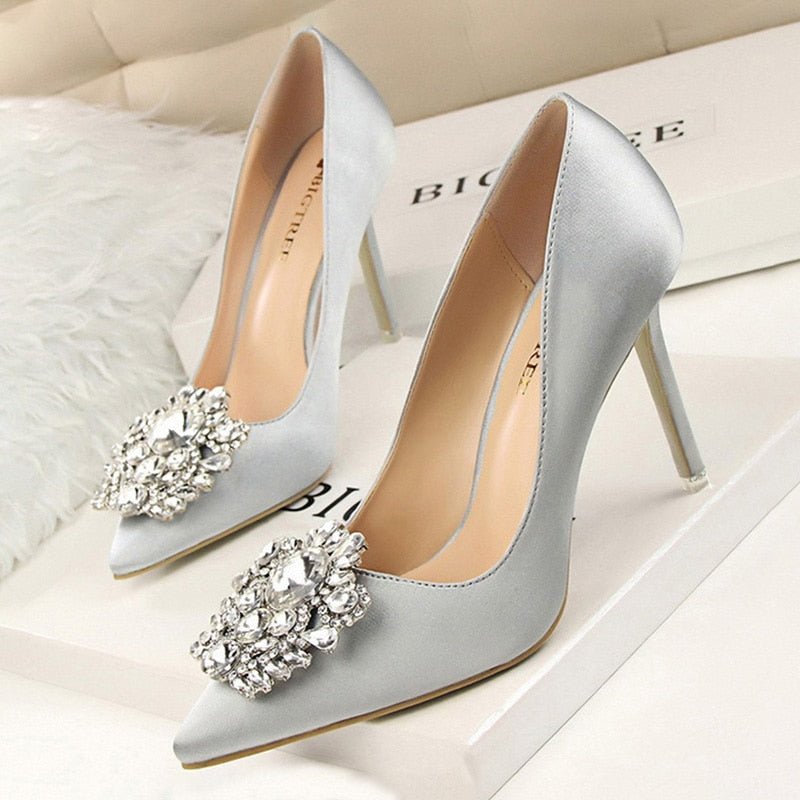 Sexy Rhinestone High Heels