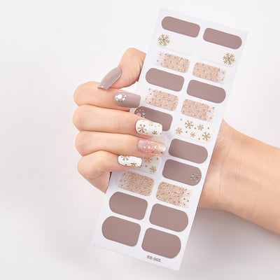 DIY Solid Nail Sticker set